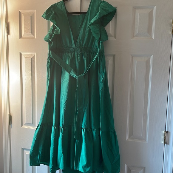 SHEIN Butterly Sleeve Tieback Dress - Picture 5 of 7